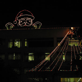 Santa on Murphyt Building
